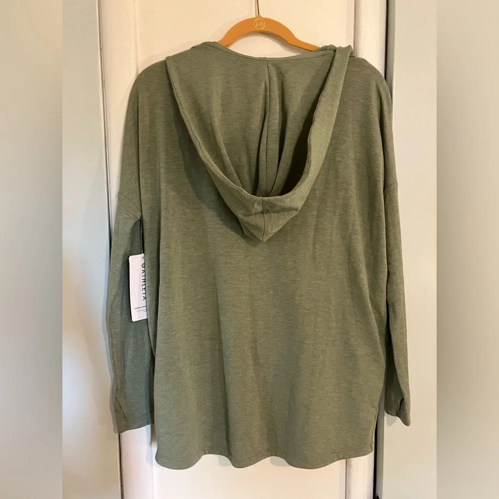 NWT Athleta Purana Wrap Hooded Sweatshirt XXS - Picture 6 of 7